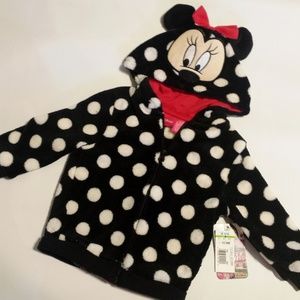 Disney Baby Girl Minnie Mouse Jacket with Hood